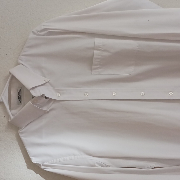 2 very nice button up dress shirts both size large 16 and 16.5 - Picture 6 of 10